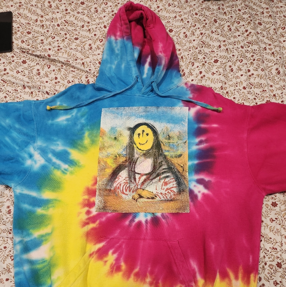 GRISELDA GXFR MONA LISA XL TIE-DYE HOODIE  @isaacpelayo x GXFR collab
